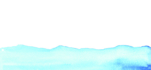 青色の水彩テクスチャー