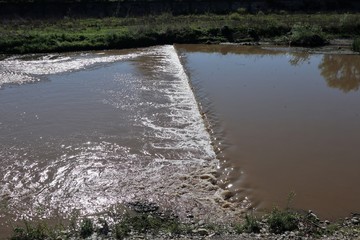 Benevento - Briglia sul fiume Sabato