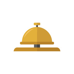 reception bell - hotel icon vector design template