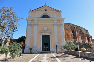Fototapeta na wymiar Benevento - Santa Maria della Verità al Teatro Romano