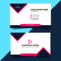 Vertical double sided business card print template, Personal business card with company logo, Black and yellow colors.
Clean flat design. Vector illustration. Business card mockup, stationary design.