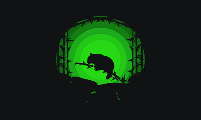 Panda Silhouette © isn