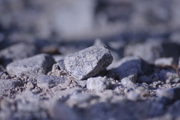 macro rocks on the rocks