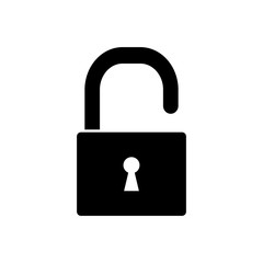padlock icon vector design template
