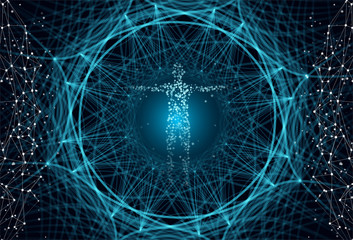 Abstract model of man