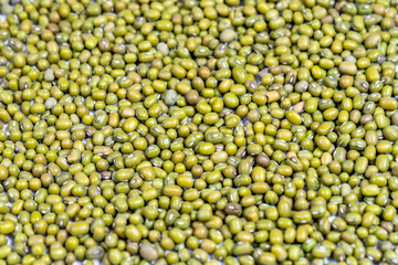 green bean seeds, removed from the top 