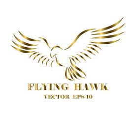 logo of hawk that is flyin eps 10