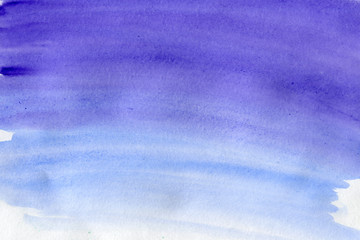 Blue watercolor background. Abstract background for design.