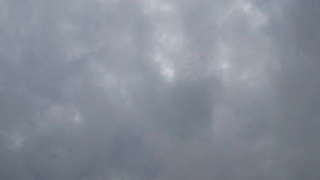 Black clouds form above the sky before exceeding the storm. Nature sky background.