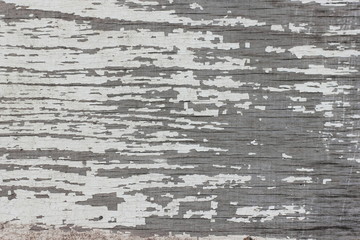 Background of old cracked paint board