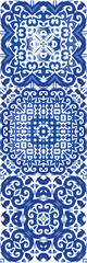 Ornamental azulejo portugal tiles decor.