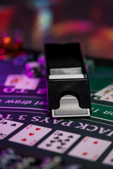 Casino Black Jack table