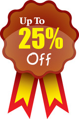Fototapeta premium Percentage Off Discount Offer sale Graphics