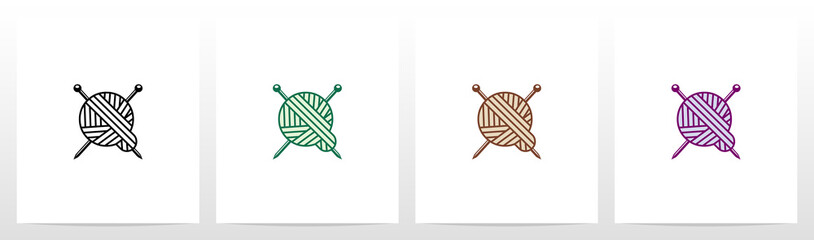 Wool Ball With Shape Of Letter Q