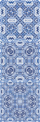 Traditional ornate portuguese azulejos.