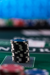Casino Black Jack table