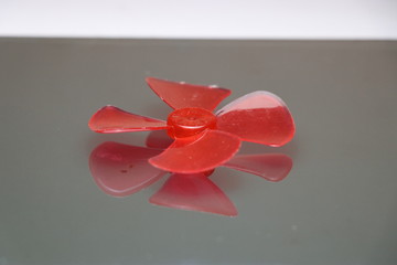 Plastic propeller also called as fan used to make mini projects