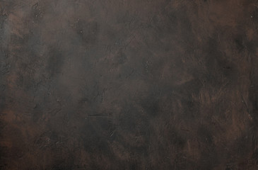 dark brown concrete wall with texture, chocolate background