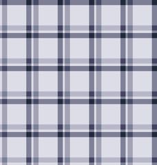 Japanese Gray Plaid Vector Seamless Pattern