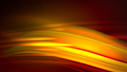 Fluid wave lines background. Trendy abstract layout template for business or technology presentation, internet poster or web brochure cover, wallpaper