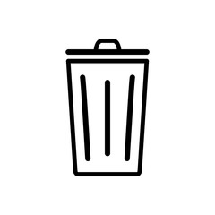 Trash Can Icon Design Vector Template