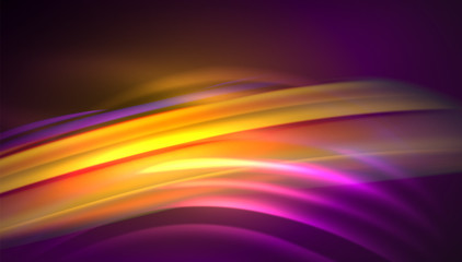 Obraz premium Creative fluid wave lines abstract background. Trendy abstract layout template for business or technology presentation, internet poster or web brochure cover, wallpaper