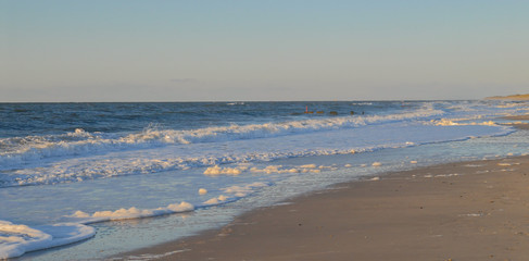 Küstenlandschaft und Strand von der Insel Sylt