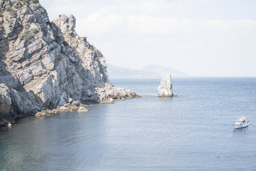 rocks in the sea