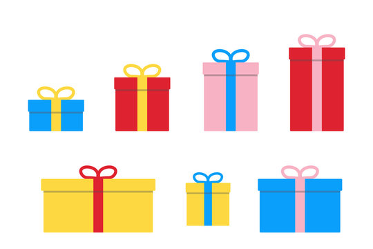 gift box present surprise ribbon icon vector