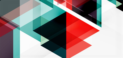 Geometric abstract background, mosaic triangle and hexagon shapes. Trendy abstract layout template for business or technology presentation, internet poster or web brochure cover, wallpaper