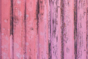 Old zinc wall texture background, rusty on galvanized metal panel sheeting.