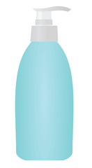 Hand soap bottle. vector illustration
