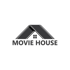 Movie House Logo Template Design