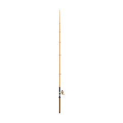 Fishing rod vector icon.Cartoon vector icon isolated on white background fishing rod.