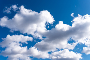 Obraz na płótnie Canvas Clouds in a blue sky