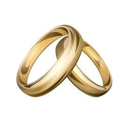 Wedding ring vector icon.Realistic vector icon isolated on white background wedding ring .
