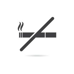 Vector Isolated No Smoking Icon