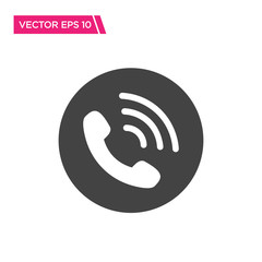 Phone Icon, Vector for Web, Flat Design