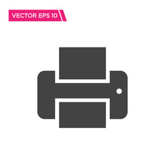 Obraz premium Printer Icon,Fax Icon, Vector Icon, Flat Design