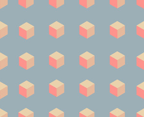 Square  shape abstract seamless pattern