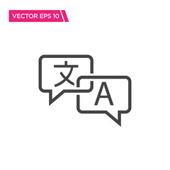 Translation Icon, Vector for Web