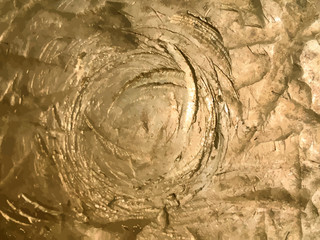 Golden foil background template for cards, hand drawn backdrop - invitations, posters, cards. Vector