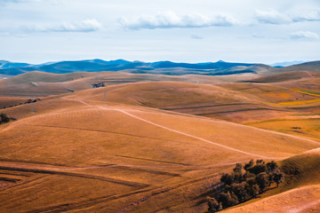 Autumn grasslands  of Inner Mongolia