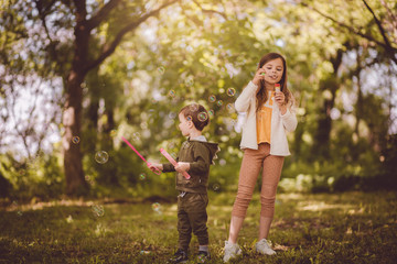 Fototapeta premium Wonderful childhood.