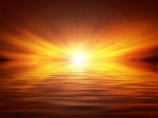 Obraz premium zachód słońca