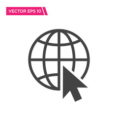 Obraz premium Internet Icon Vector, Vector for Web