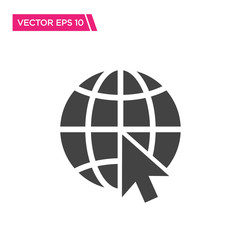 Internet Icon Vector, Vector for Web