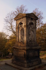 Ornate tomb in North Manchester