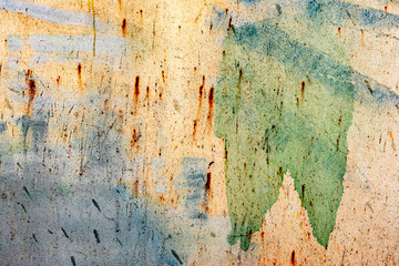 Metal texture with scratches and cracks which can be used as a background