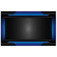 Abstract rectangle shapes dark color gradient with particle and light. Vector illustration in eps10.